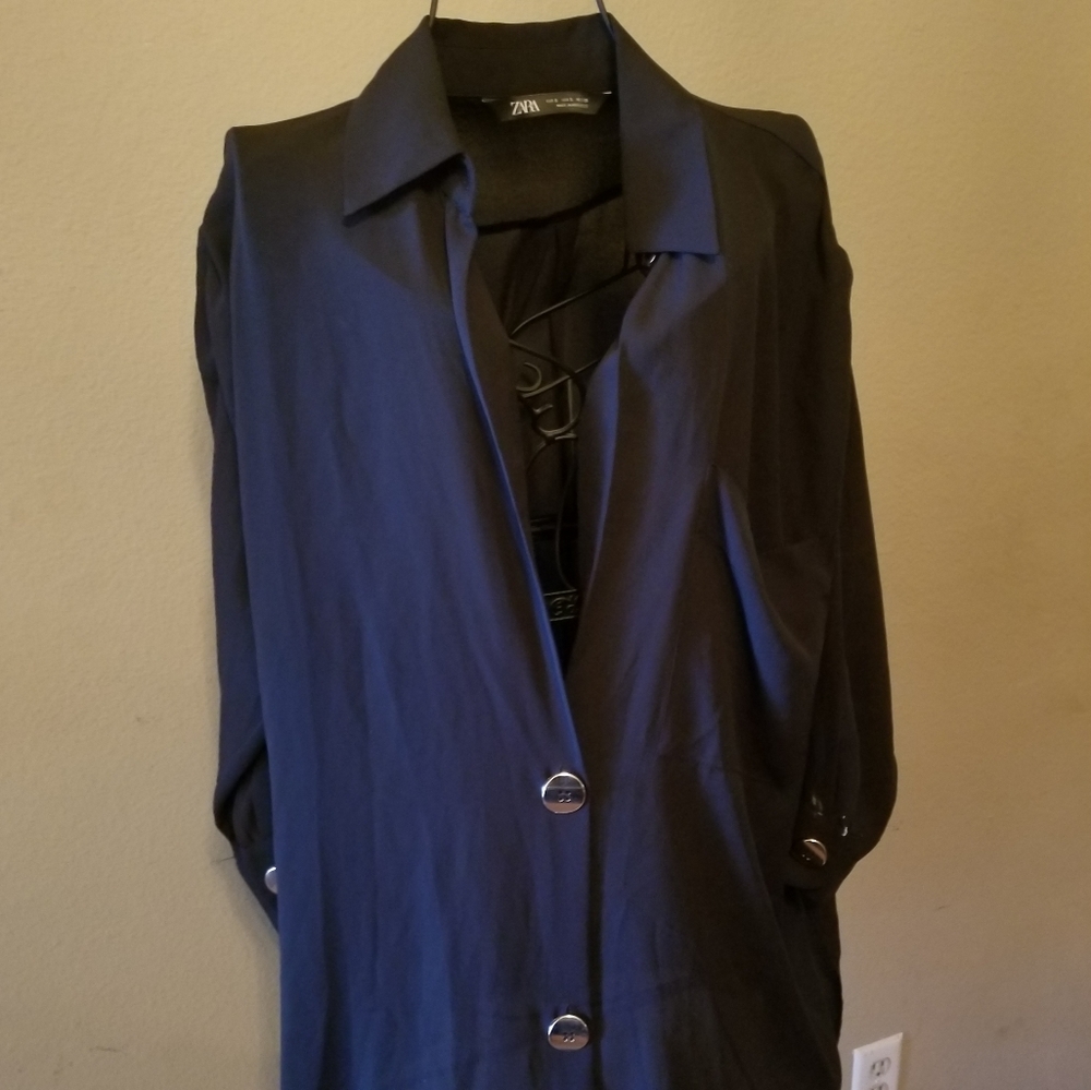 Zara tunic blouse size s